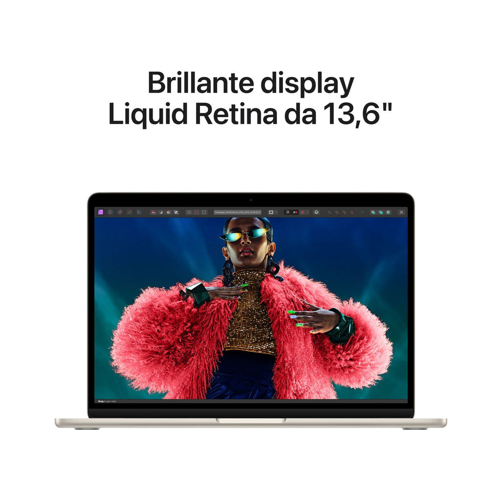 13 MACBOOK AIR APPLE M2 CHIP 8-CORE CPU GALASSIA [MC7W4T/A]