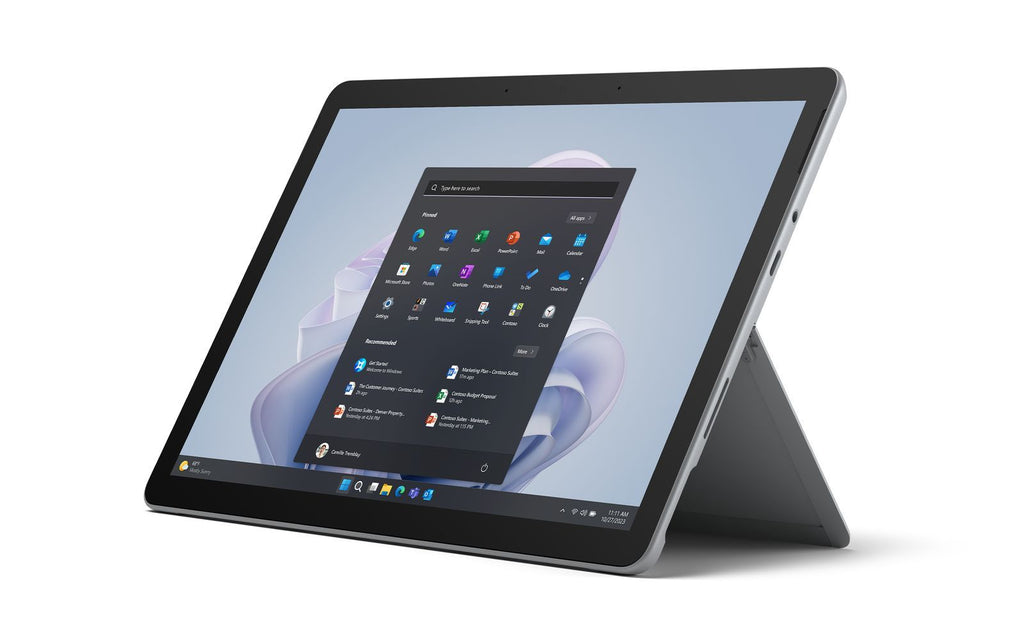 Microsoft Surface Go 4 64 GB 26,7 cm (10.5") Intel N 8 GB Wi-Fi 6 (802.11ax) Windows 11 Pro Platino [XGT-00004]