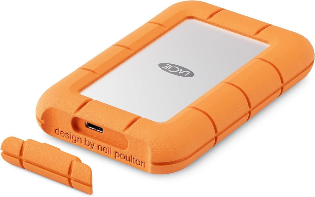 LaCie STMF2000400 unità esterna a stato solido 2 TB USB tipo-C USB 3.2 Gen 2x2 Grigio, Arancione [STMF2000400]