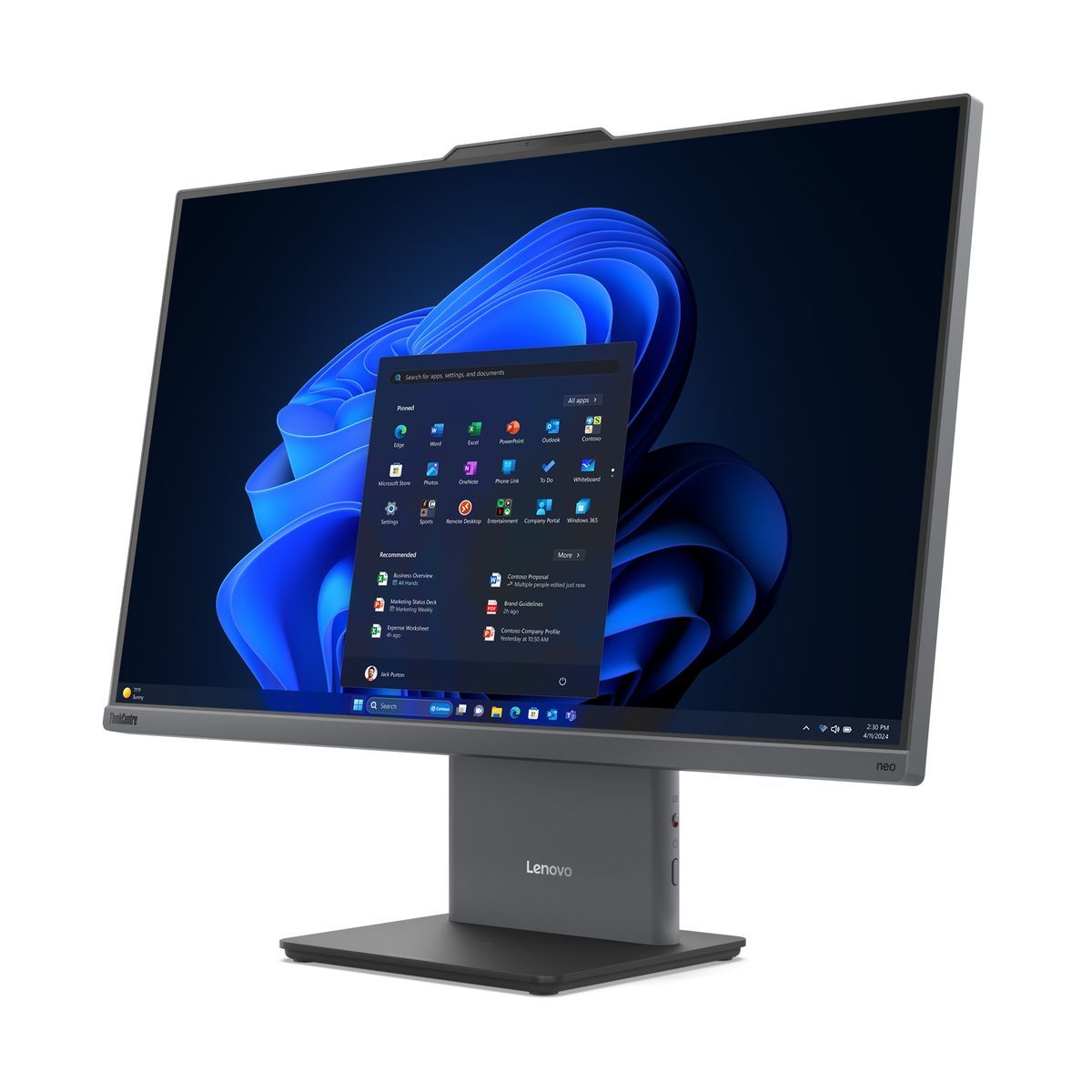 Lenovo ThinkCentre neo 50a Intel Core i5 i5-13420H 68,6 cm (27") 1920 x 1080 Pixel PC All-in-one 16 GB DDR5-SDRAM 512 GB SSD Windows 11 Pro Wi-Fi 6 (802.11ax) Grigio [12SB000FIX]
