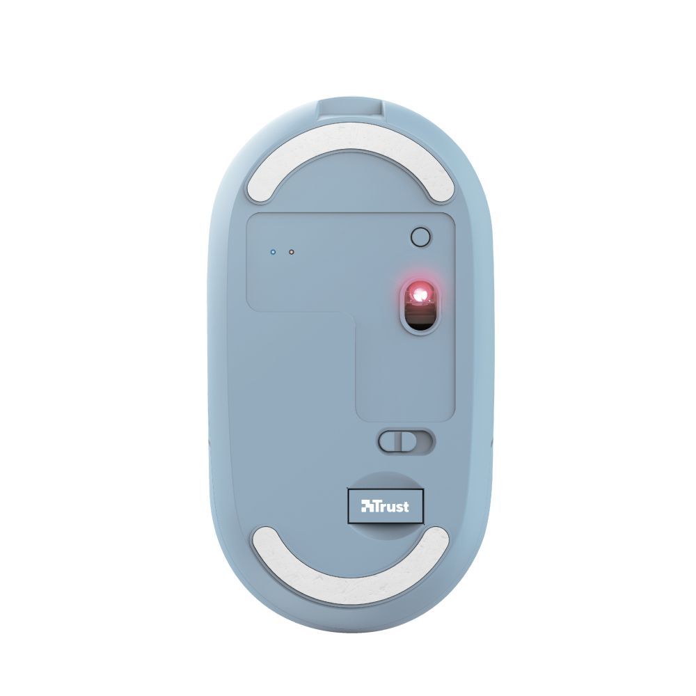 Trust Puck mouse Ufficio Ambidestro RF senza fili + Bluetooth 1600 DPI [24126]