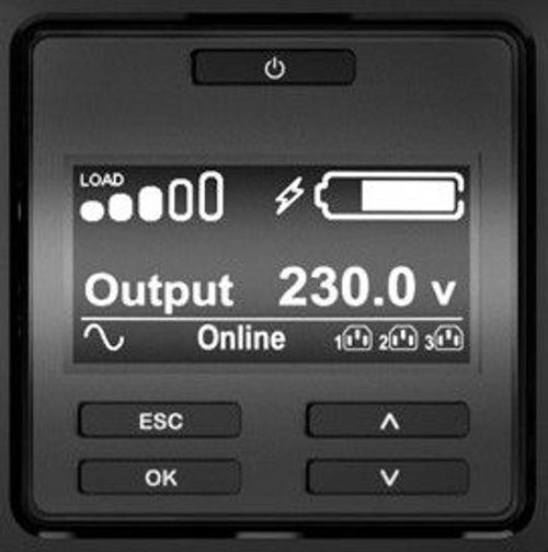 APC Smart-UPS On-Line SRT gruppo di continuità (UPS) Doppia conversione (online) 3 kVA 2700 W [SRT3000RMXLI]