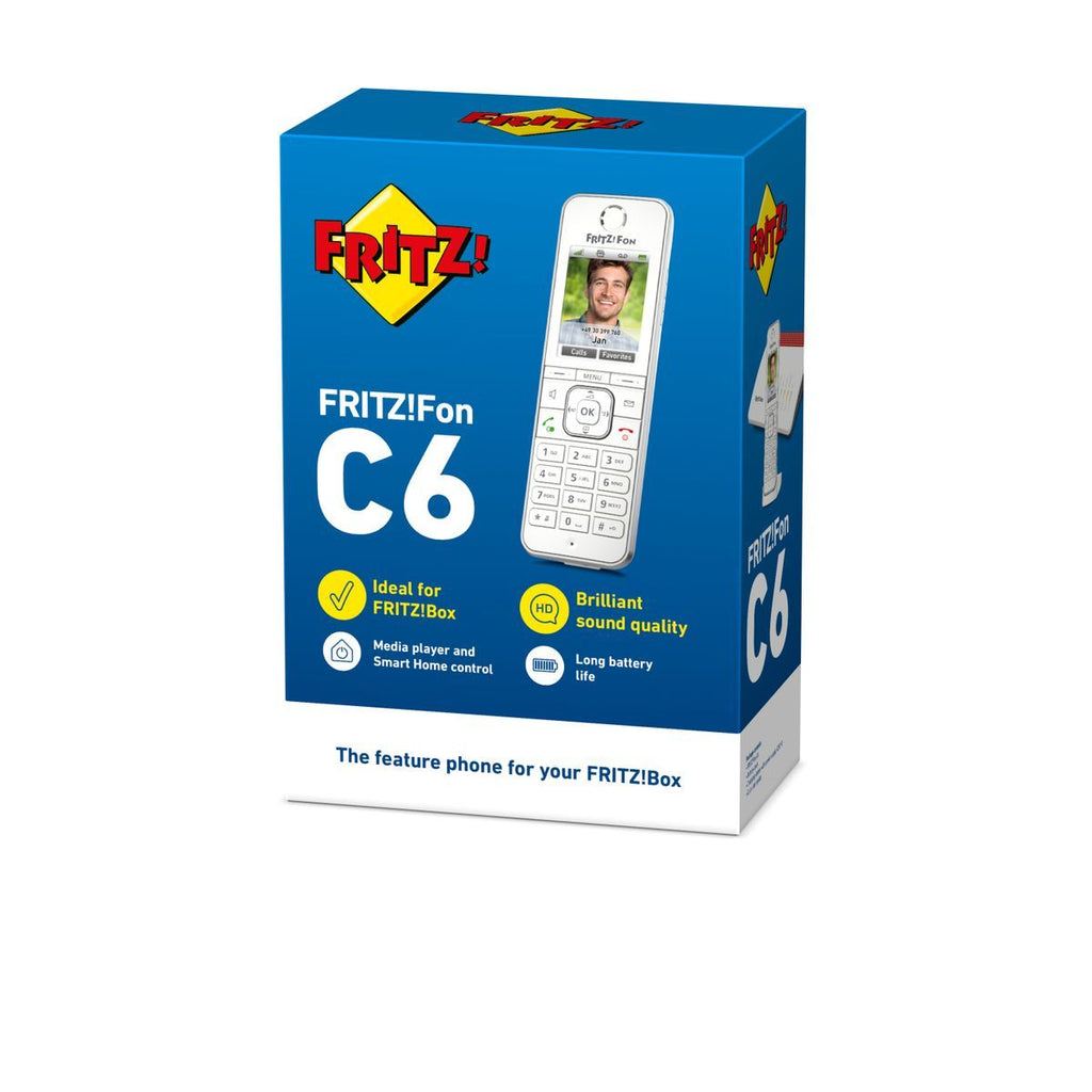 FRITZ!Fon C6 International Telefono DECT Identificatore di chiamata Bianco [20002875]