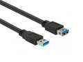 Hamlet XCU3A-MF10 cavo USB USB 3.2 Gen 1 (3.1 Gen 1) 1 m USB A Nero [XCU3A-MF10]