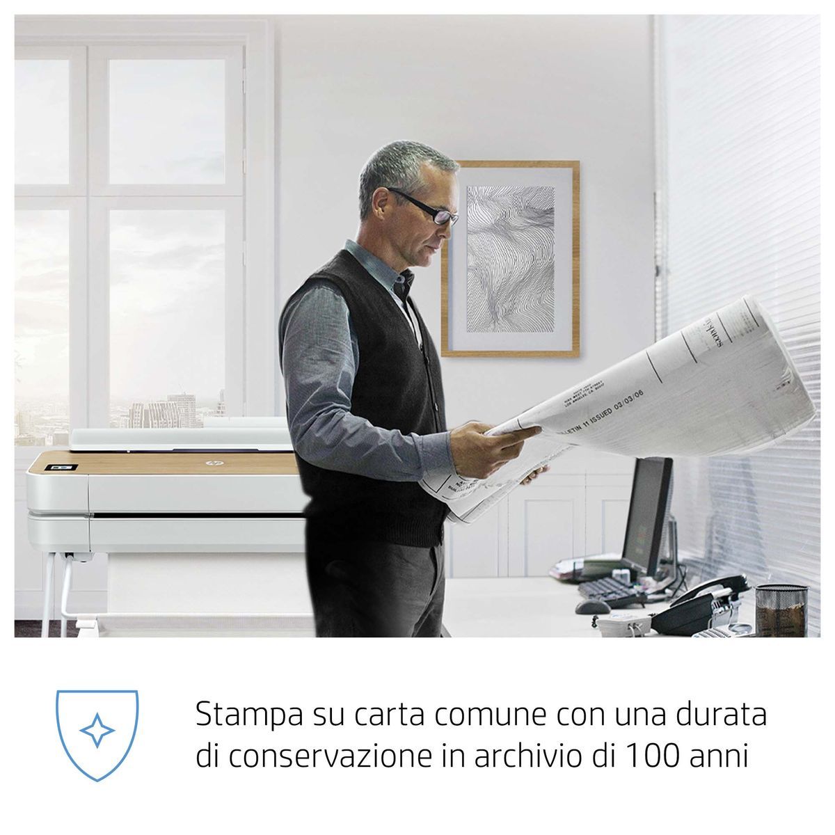 HP Cartuccia di inchiostro nero originale DesignJet 712 da 80 ml [3ED71A]