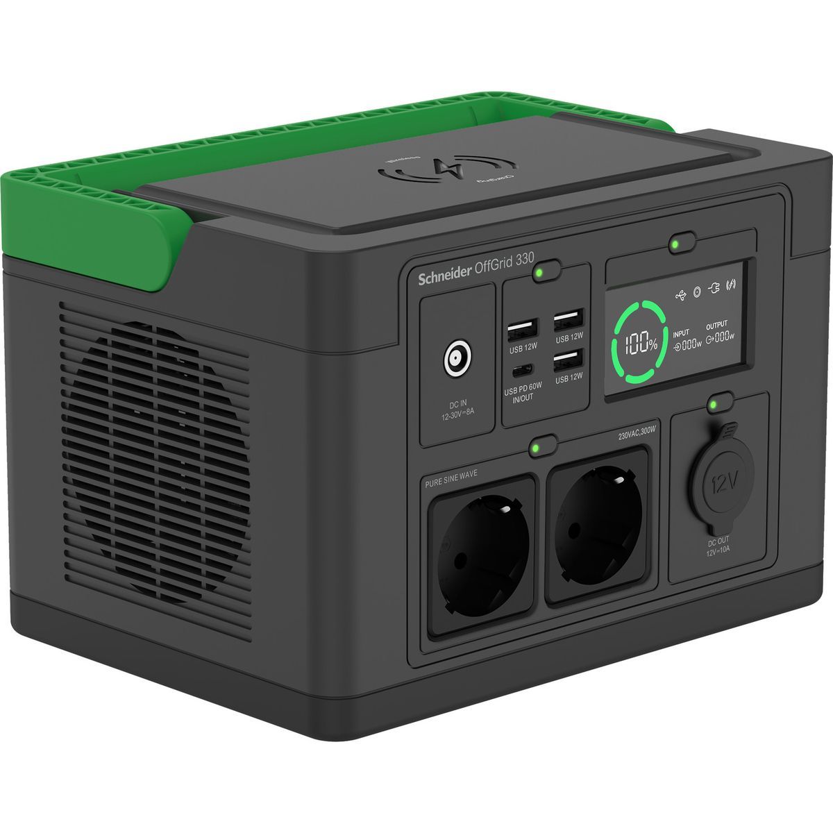 APC PPS330-GR stazione di alimentazione portatile Ioni di Litio 531 W 3,3 kg [PPS330-GR]