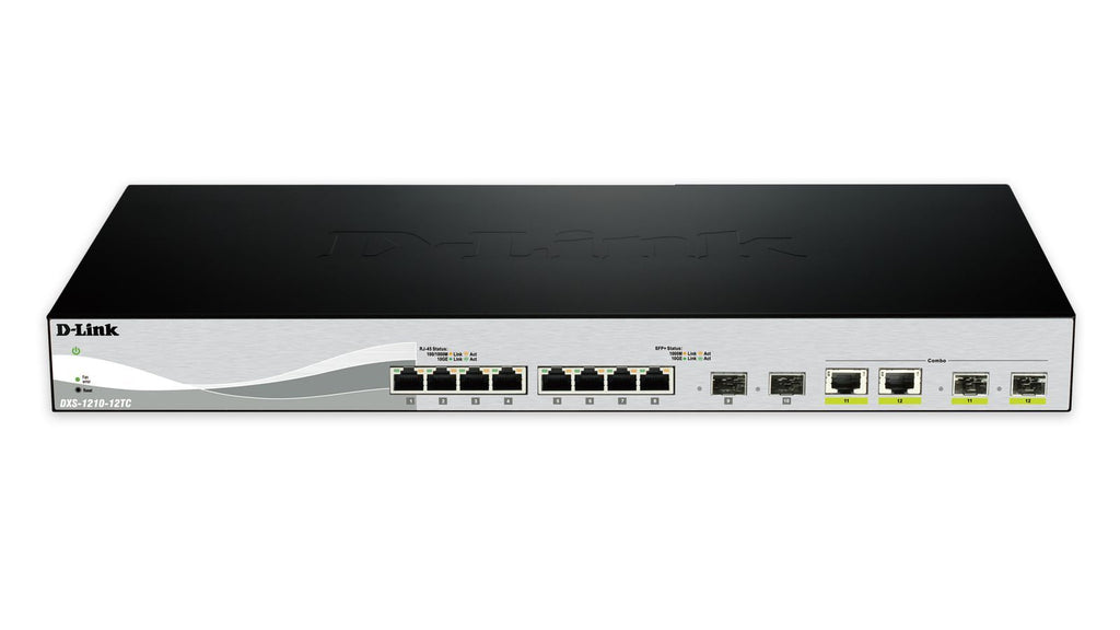 D-Link DXS-1210-12SC switch di rete Gestito L2/L3 1U Nero, Argento [DXS-1210-12SC]