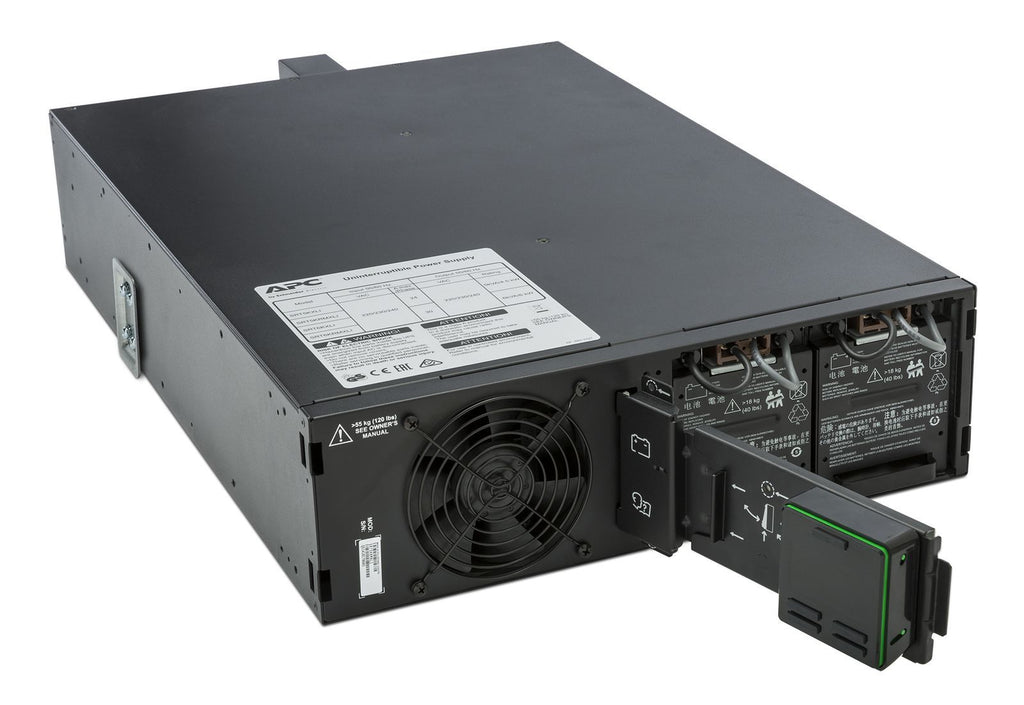 APC Smart-UPS On-Line gruppo di continuità (UPS) Doppia conversione (online) 5 kVA 4500 W 10 presa(e) AC [SRT5KRMXLI]