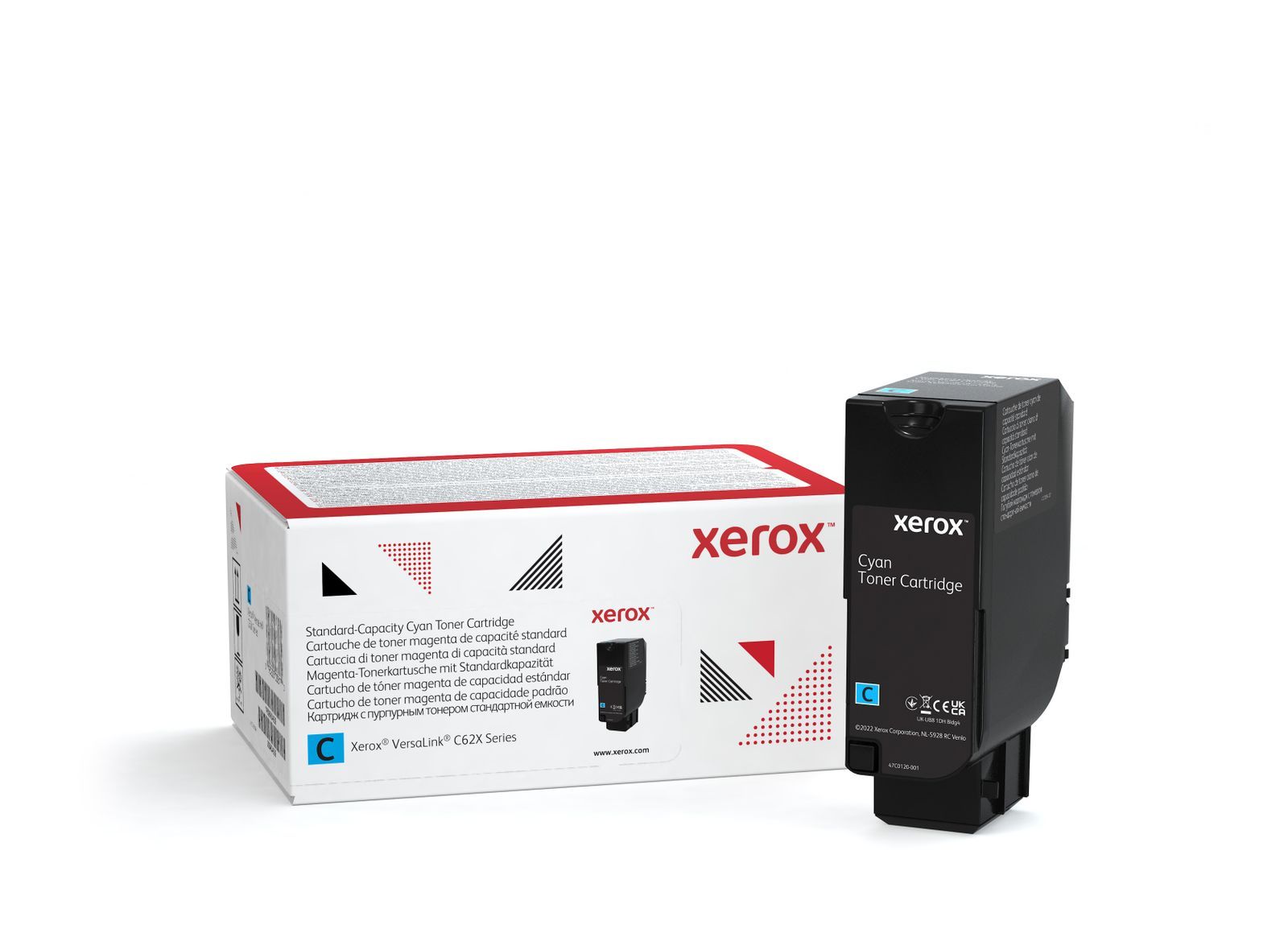 Xerox Cartuccia toner Ciano a Capacità standard da 6000 Pagine per Stampante a colori  VersaLink C620/multifunzione a colori  VersaLink C625 (006R04617) [006R04617]