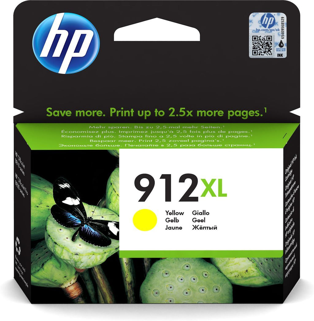 HP Cartuccia di inchiostro giallo originale 912XL ad alta capacità [3YL83AE#BGX]