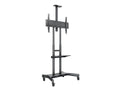 ITB MB4627 base da pavimento per tv a schermo piatto 2,03 m (80") Banco a rotelle per monitor portatili a schermo piatto Nero [MB4627]