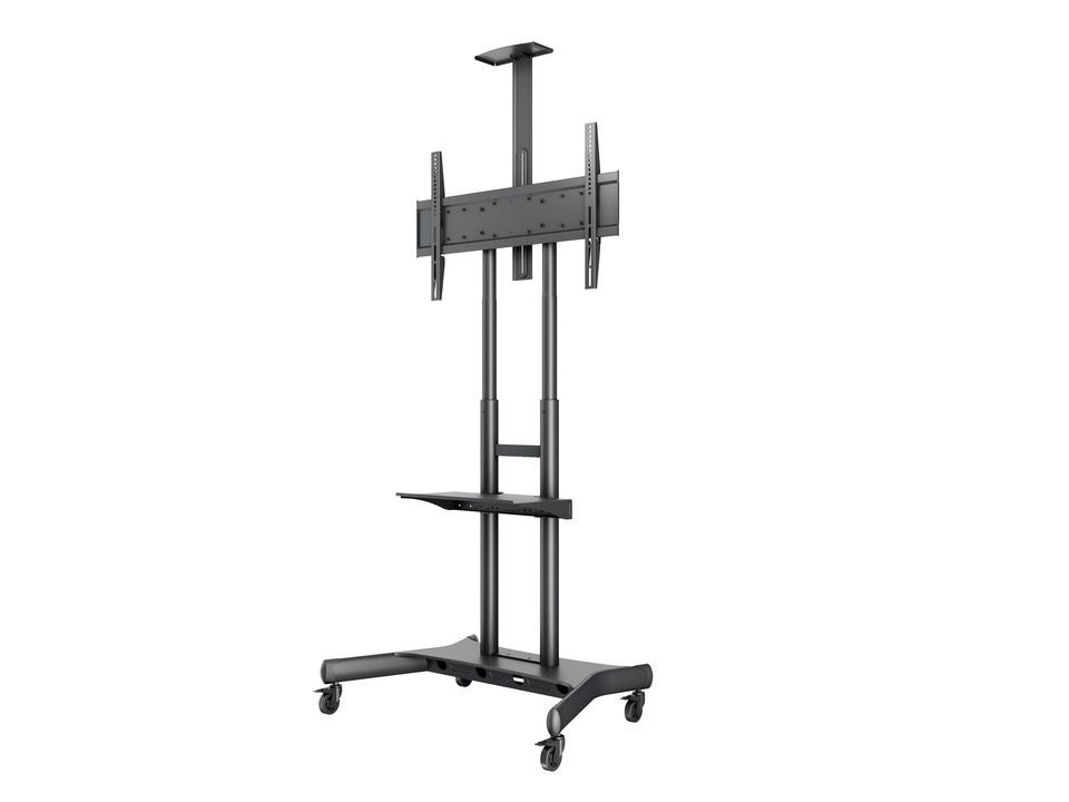 ITB MB4627 base da pavimento per tv a schermo piatto 2,03 m (80") Banco a rotelle per monitor portatili a schermo piatto Nero [MB4627]