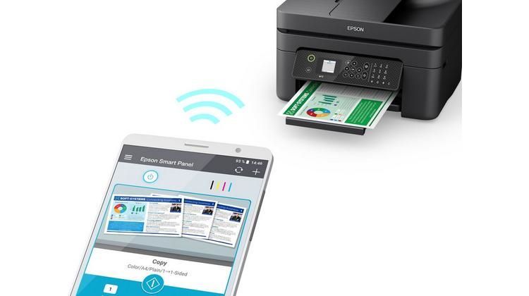 Epson WorkForce WF-2930DWF stampante multifunzione A4 getto d'inchiostro (stampa, scansione, copia), display LCD 3.7cm, ADF, WiFi Direct, 3 mesi di inchiostro incluso con ReadyPrint [C11CK63403]
