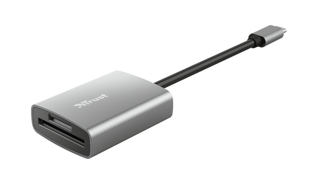 Trust 24136 lettore di schede USB 3.2 Gen 1 (3.1 Gen 1) Type-C Alluminio [24136]