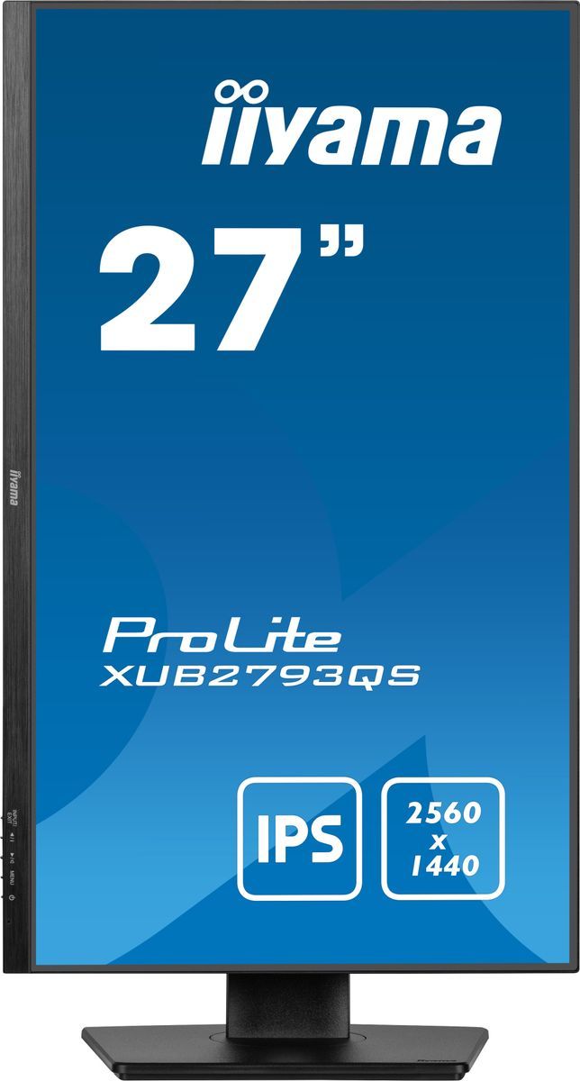 iiyama ProLite XUB2793QS-B7 Monitor PC 68,6 cm (27") 2560 x 1440 Pixel Quad HD LED Nero [XUB2793QS-B7]