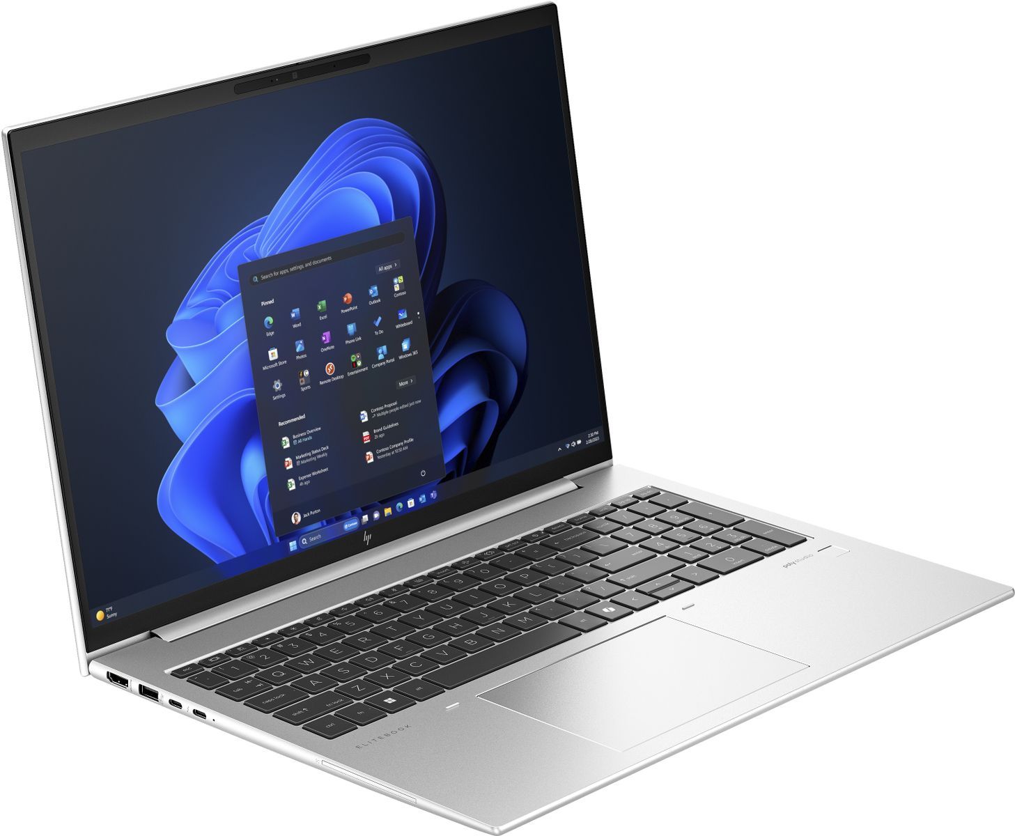 HP EliteBook 865 G11 AMD Ryzen 7 8840U Computer portatile 40,6 cm (16") WUXGA 16 GB DDR5-SDRAM 512 GB SSD Wi-Fi 6E (802.11ax) Windows 11 Pro Argento [9G0Q9ET#ABZ]