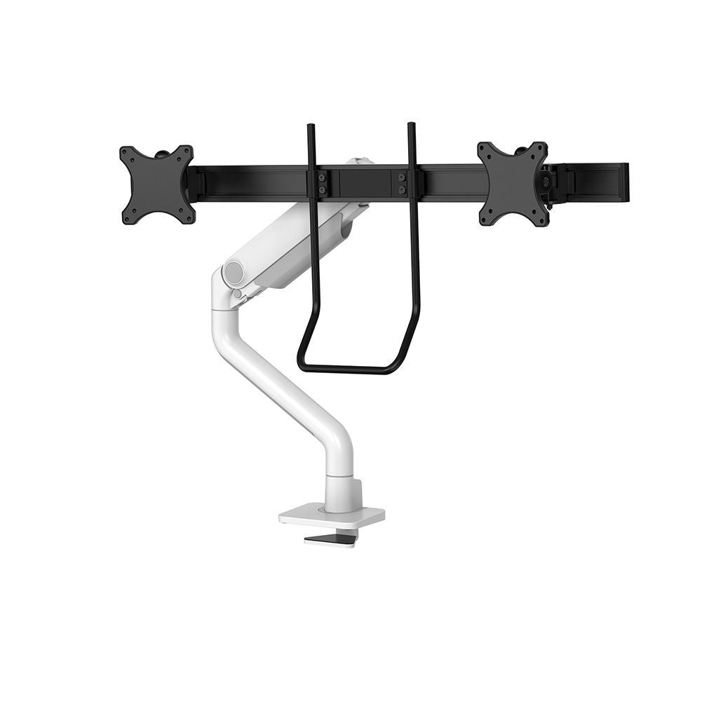 Neomounts DS75S-950WH2 Braccio per monitor 17-32" - molla a gas - Topfix - 180-stop [DS75S-950WH2]