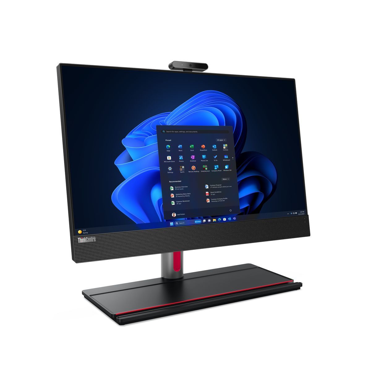 Lenovo ThinkCentre M90a Intel Core i5 i5-14500 60,5 cm (23.8") 1920 x 1080 Pixel Touch screen PC All-in-one 16 GB DDR5-SDRAM 1 TB SSD Windows 11 Pro Wi-Fi 6E (802.11ax) Nero [12SH0002IX]