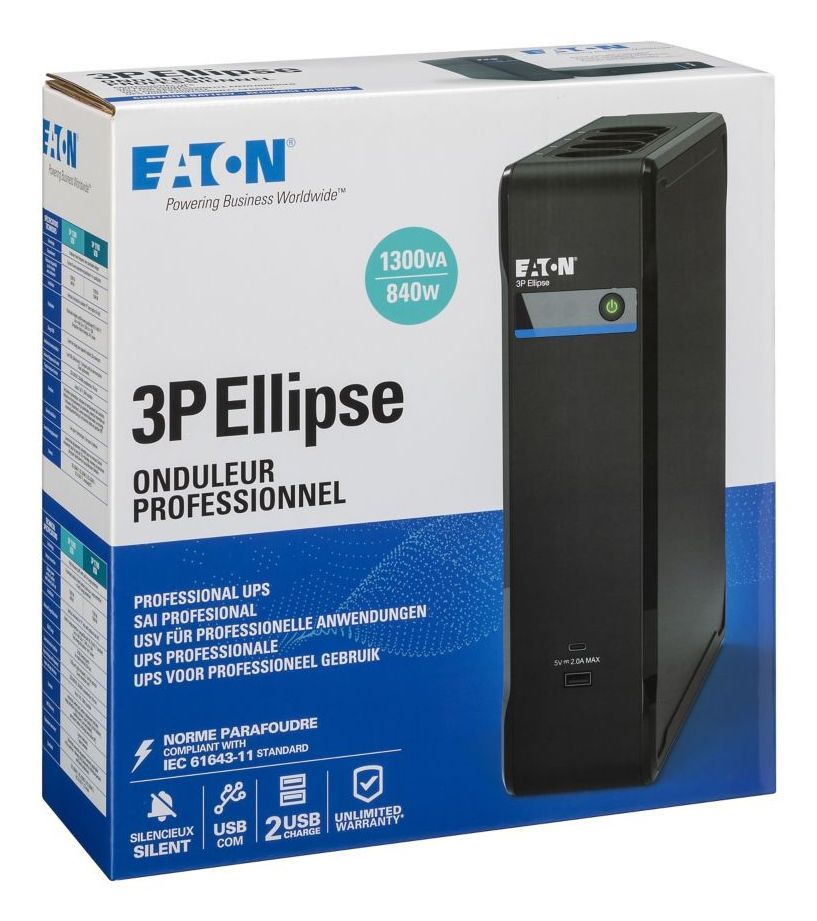 EATON - Eaton 3P Ellipse 1300 USB DIN [3P1300UD]
