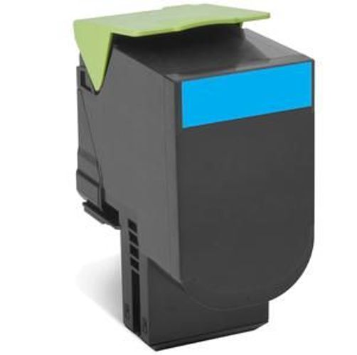 Lexmark 80C2HCE cartuccia toner 1 pz Originale Ciano [80C2HCE]