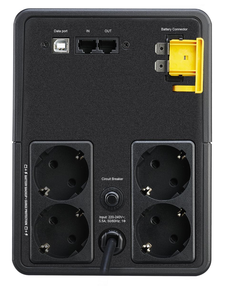 APC BX1200MI-GR gruppo di continuità (UPS) A linea interattiva 1,2 kVA 650 W 4 presa(e) AC [BX1200MI-GR]