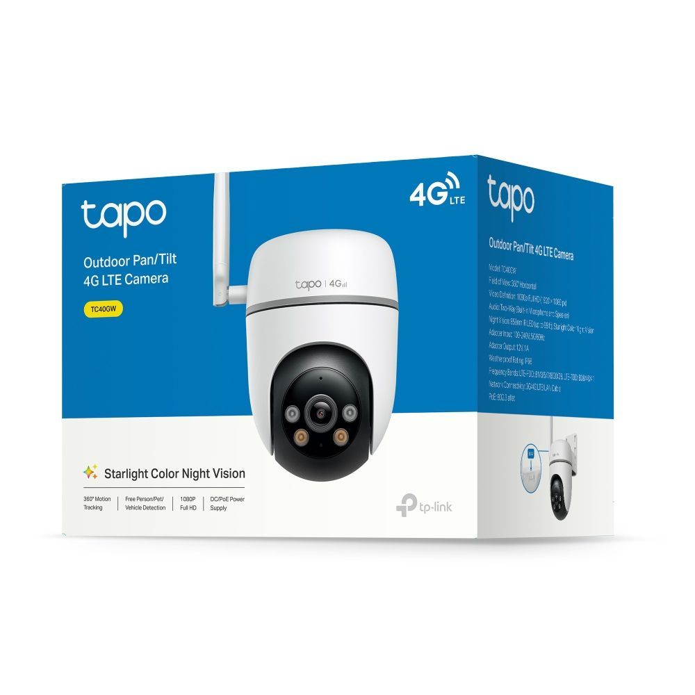 TP-Link TC40GW telecamera di sorveglianza Torretta Telecamera di sicurezza IP Esterno 1920 x 1080 Pixel Soffitto/Parete/Palo [TC40GW]