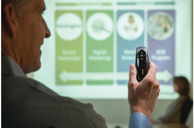 Kensington Controllo del cursore wireless con laser verde [K72426EU]