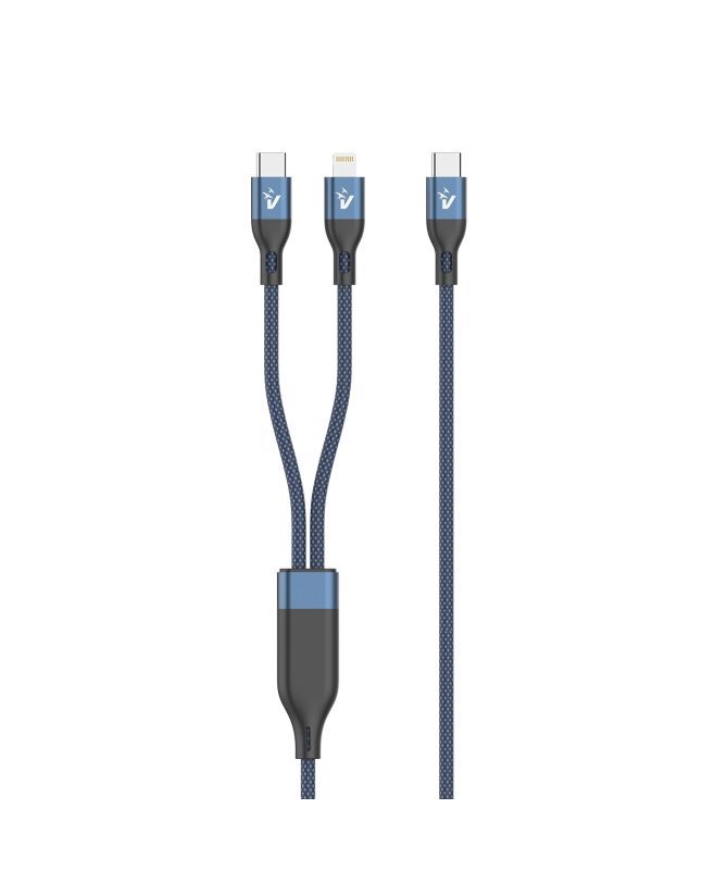 Vultech CS-NCCL12BL cavo USB USB 2.0 1,2 m USB C USB C/Lightning Blu [CS-NCCL12BL]