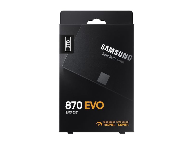 Samsung 870 EVO 2 TB 2.5" Serial ATA III V-NAND MLC [MZ-77E2T0B/EU]