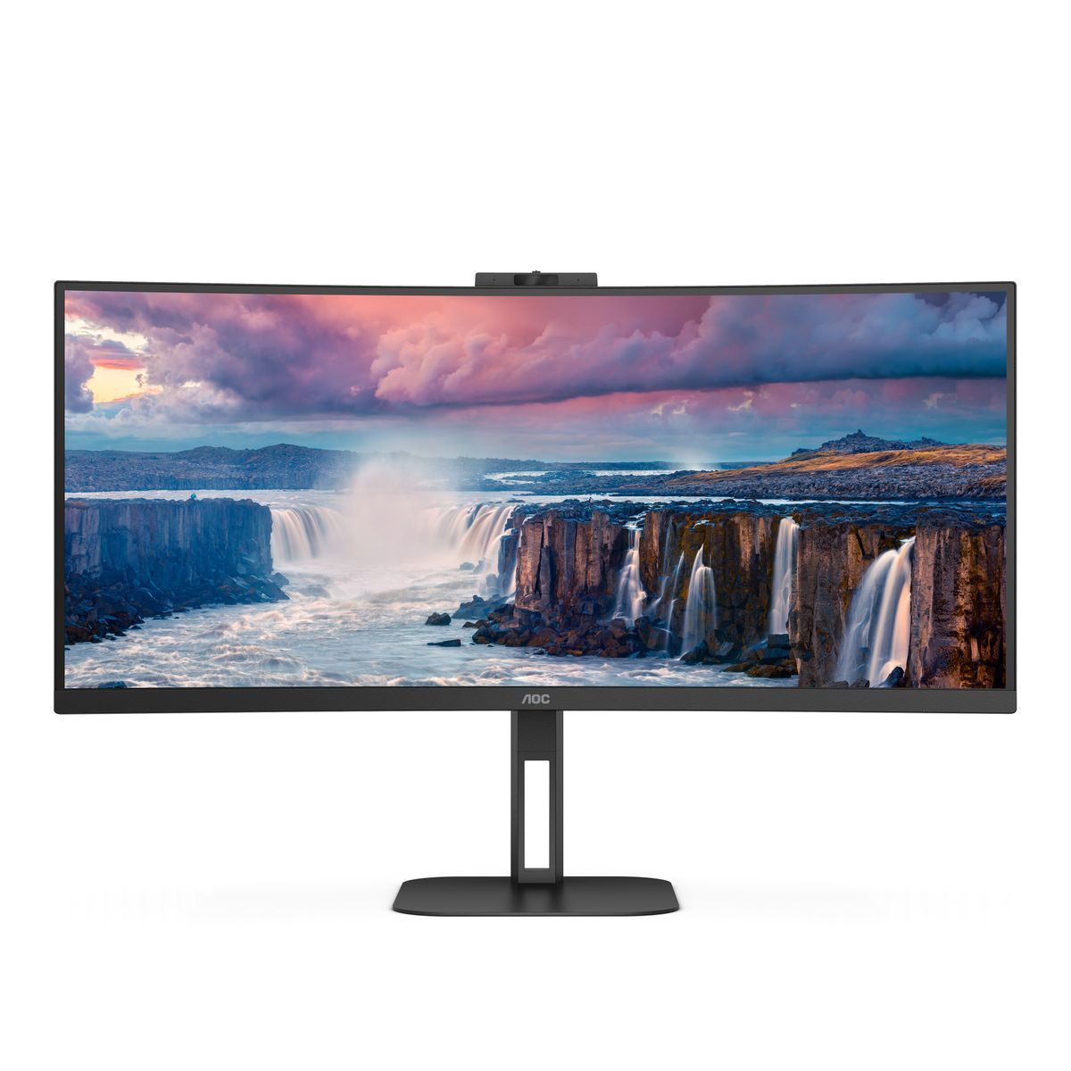 AOC V5 CU34V5CW LED display 86,4 cm (34") 3440 x 1440 Pixel Wide Quad HD Nero [CU34V5CW/BK]