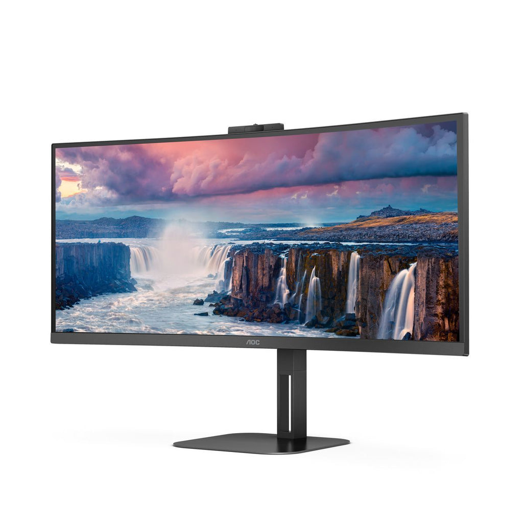 AOC V5 CU34V5CW LED display 86,4 cm (34") 3440 x 1440 Pixel Wide Quad HD Nero [CU34V5CW/BK]