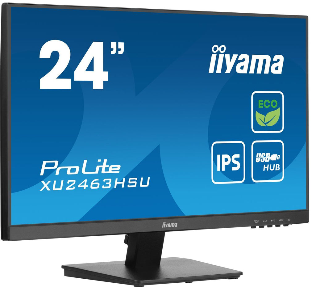 iiyama ProLite XU2463HSU-B1 Monitor PC 60,5 cm (23.8") 1920 x 1080 Pixel Full HD LED Nero [XU2463HSU-B1]