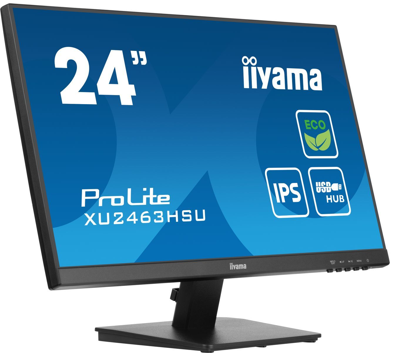 iiyama ProLite XU2463HSU-B1 Monitor PC 60,5 cm (23.8") 1920 x 1080 Pixel Full HD LED Nero [XU2463HSU-B1]