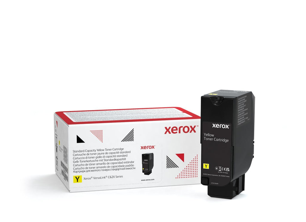 Xerox Cartuccia toner Giallo a Capacità standard da 6000 Pagine per Stampante a colori  VersaLink C620/multifunzione a colori  VersaLink C625 (006R04619) [006R04619]