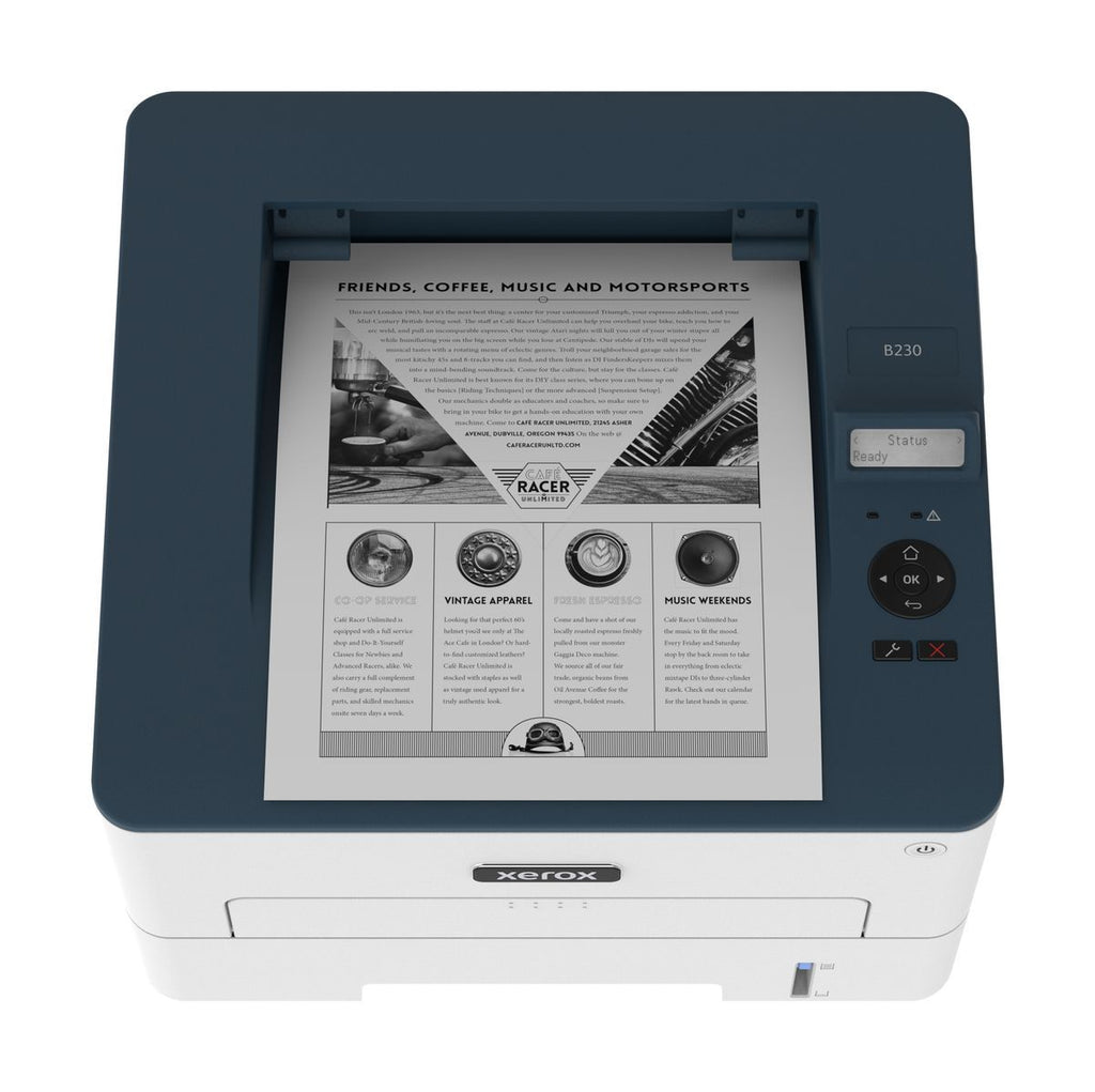 Xerox B230 A4 34 ppm Stampante fronte/retro wireless PCL5e/6 2 vassoi Totale 251 fogli [B230V_DNI]