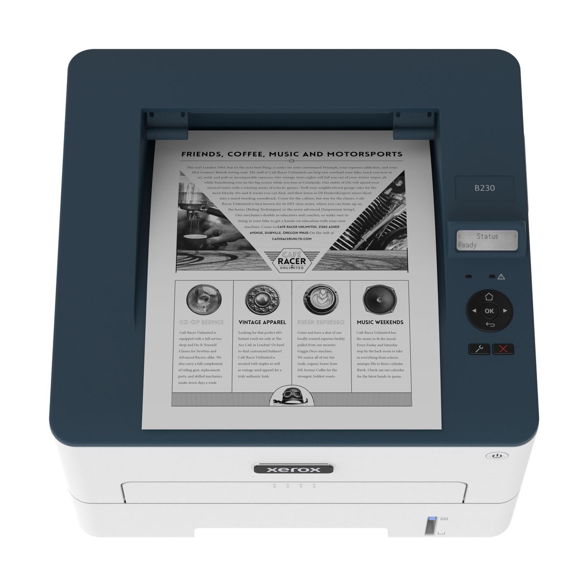 Xerox B230 A4 34 ppm Stampante fronte/retro wireless PCL5e/6 2 vassoi Totale 251 fogli [B230V_DNI]