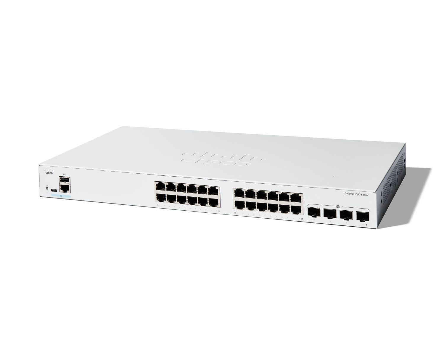 Cisco C1300-24T-4X switch di rete Gestito L2/L3 Gigabit Ethernet (10/100/1000) Bianco [C1300-24T-4X]