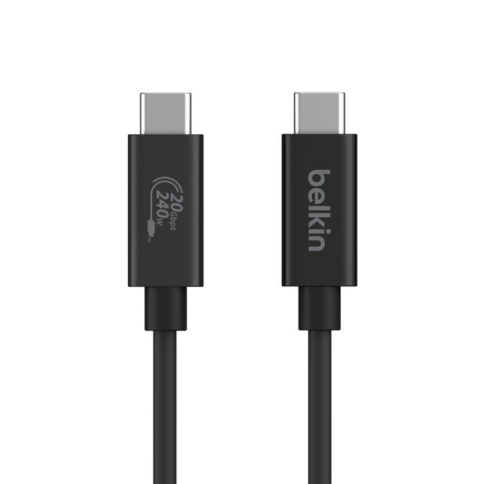 Belkin INZ004BT2MBK cavo USB USB4 Gen 2x2 2 m USB C Nero [INZ004BT2MBK]