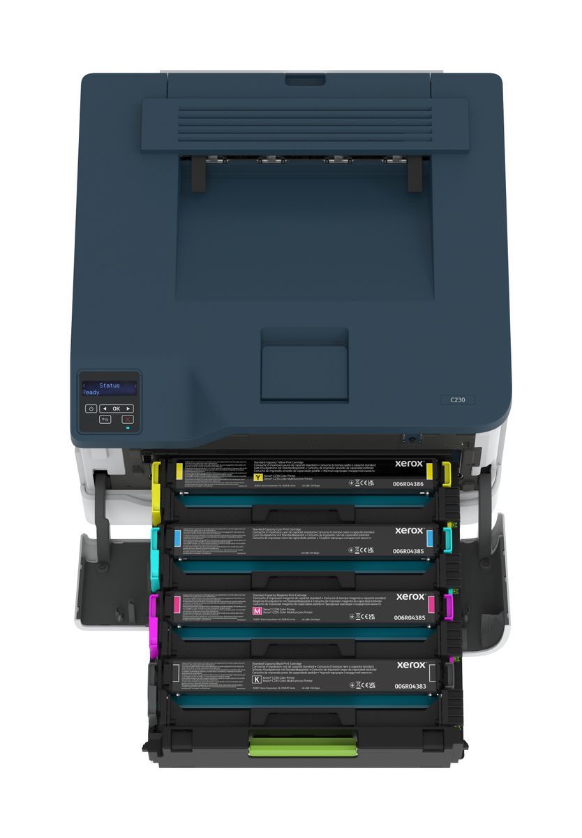 Xerox C230 A4 22 ppm Stampante fronte/retro wireless PS3 PCL5e/6 2 vassoi Totale 251 fogli [C230V_DNI]