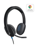 Logitech 981-000480 cuffia e auricolare Cablato A Padiglione Ufficio USB tipo A Nero [981-000480]