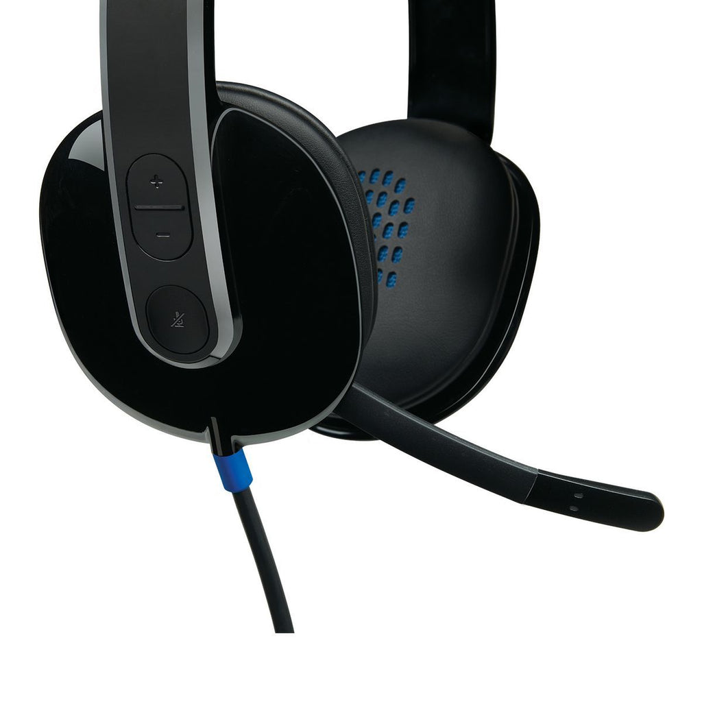 Logitech 981-000480 cuffia e auricolare Cablato A Padiglione Ufficio USB tipo A Nero [981-000480]