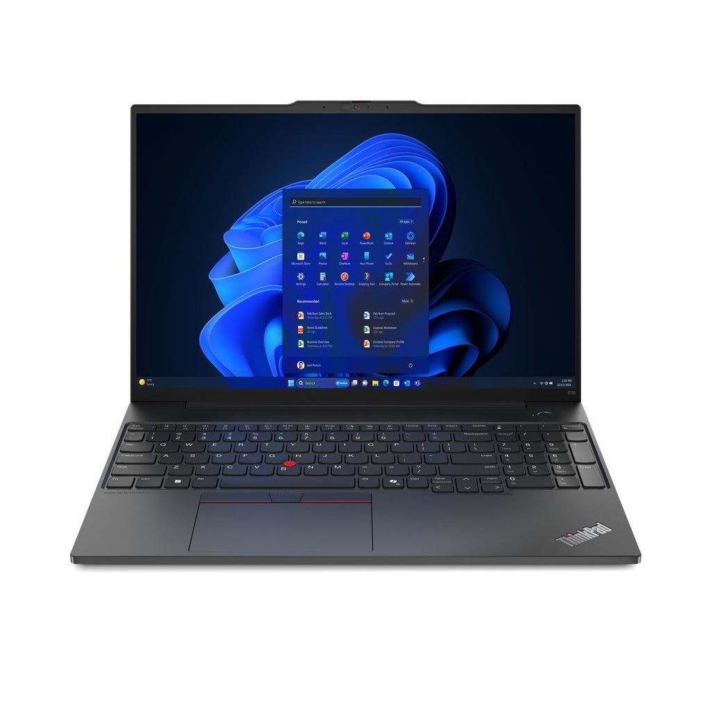 Lenovo ThinkPad E16 Gen 2 (Intel) Intel Core Ultra 7 155H Computer portatile 40,6 cm (16") WUXGA 32 GB DDR5-SDRAM 1 TB SSD Wi-Fi 6E (802.11ax) Windows 11 Pro Nero [21MA003RIX]
