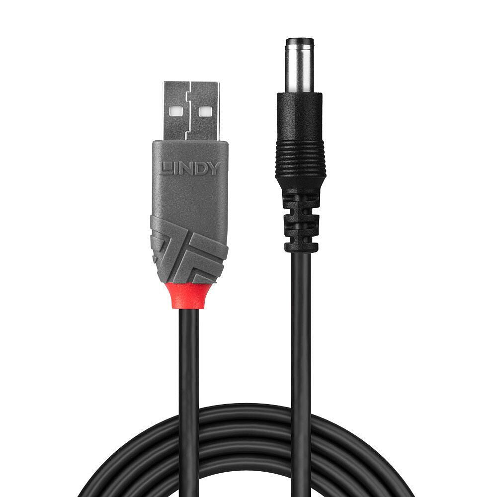Lindy 70267 cavo USB 1,5 m USB 2.0 USB A dC Nero [LINDY70267]