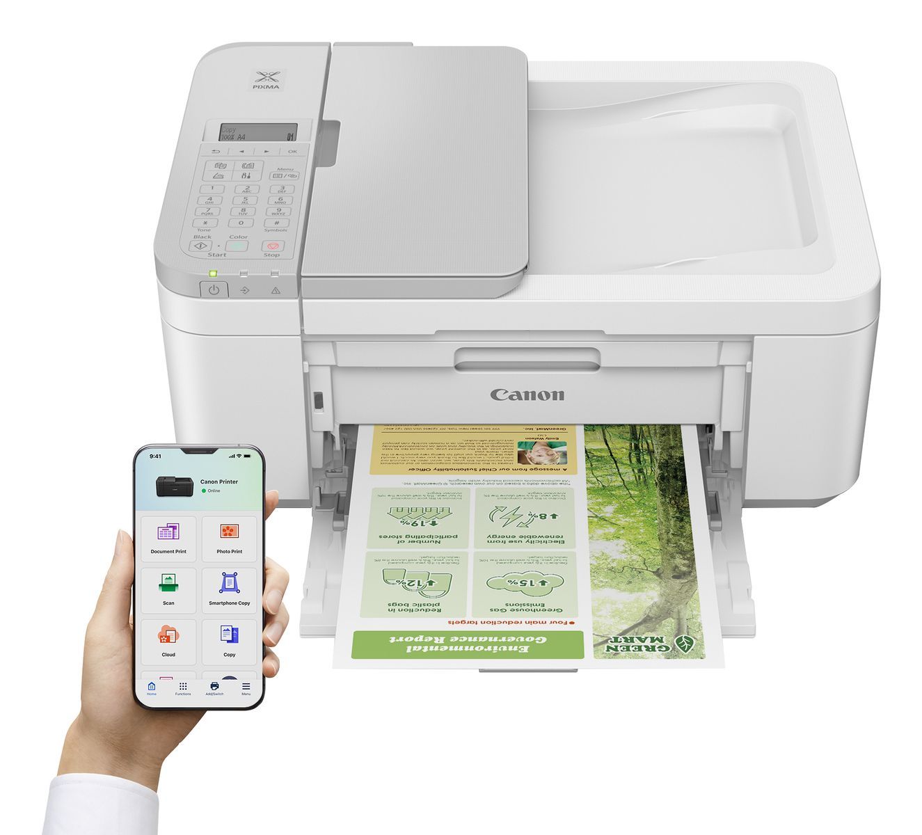 Canon PIXMA TR4756i Ad inchiostro A4 4800 x 1200 DPI Wi-Fi [5074C046]