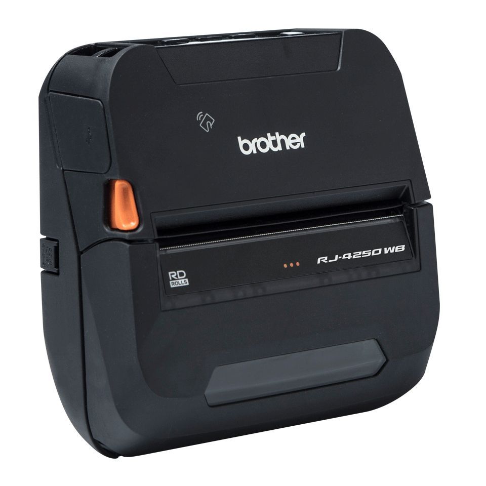 Brother RJ-4250WB stampante per etichette (CD) 203 x 203 DPI 127 mm/s Con cavo e senza cavo Wi-Fi Bluetooth [RJ4250WBZ1]