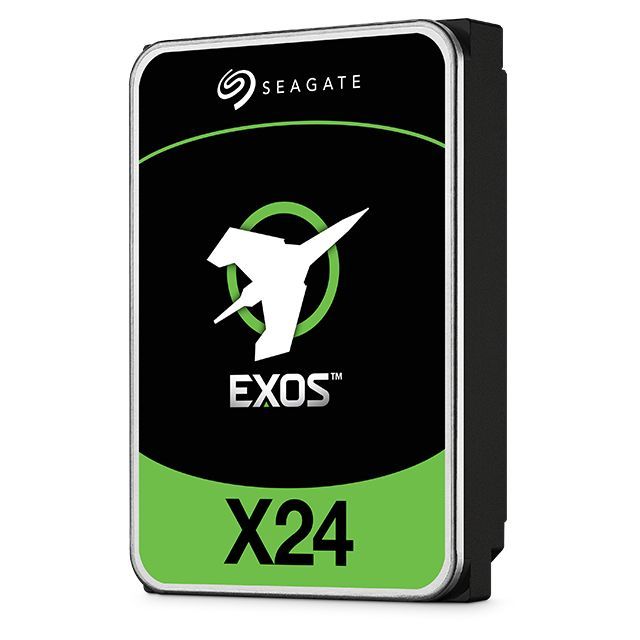 Seagate Exos X24 disco rigido interno 24 TB 7200 Giri/min 512 MB 3.5" SATA [ST24000NM002H]