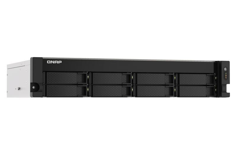 QNAP TS-873AEU-4G server NAS e di archiviazione Armadio (2U) Ryzen Embedded V1500B 4 GB DDR4 QuTS hero Nero [TS-873AEU-4G]