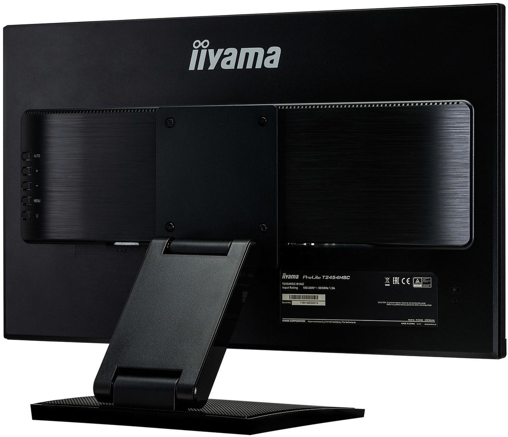 iiyama ProLite T2454MSC-B1AG Monitor PC 60,5 cm (23.8") 1920 x 1080 Pixel Full HD LED Touch screen Multi utente Nero [T2454MSC-B1AG]