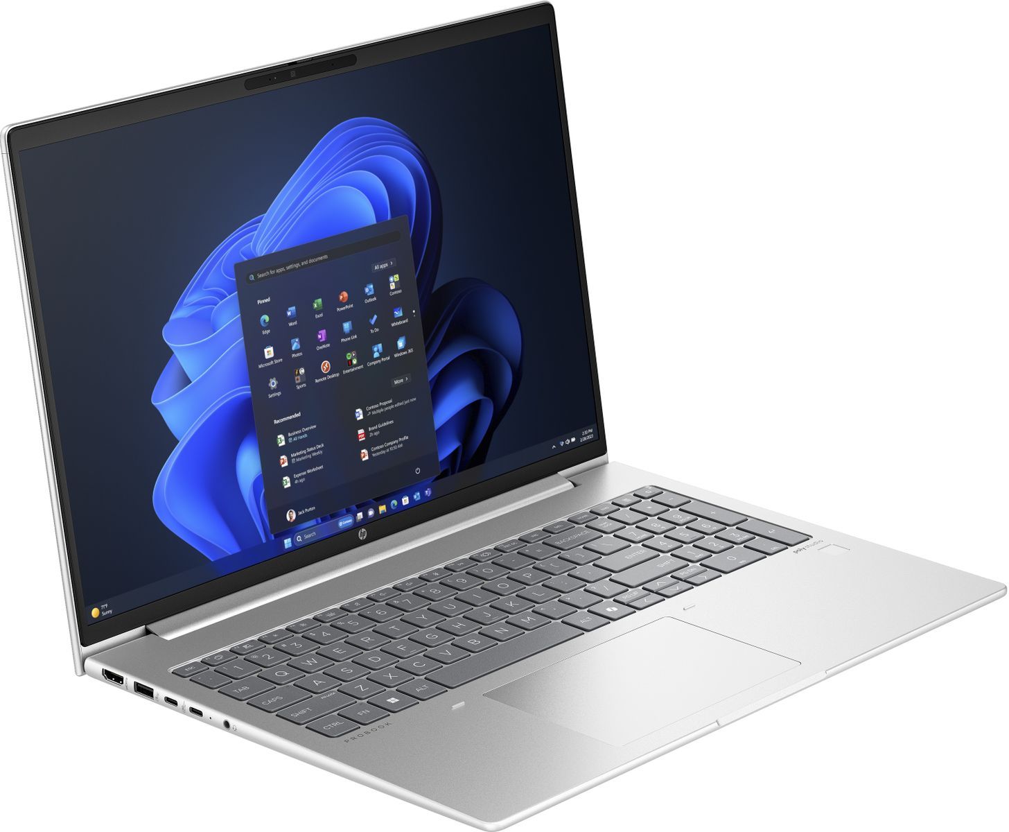 HP ProBook 460 G11 Intel Core Ultra 5 125H Computer portatile 40,6 cm (16") WUXGA 16 GB DDR5-SDRAM 512 GB SSD NVIDIA GeForce RTX 2050 Wi-Fi 6E (802.11ax) Windows 11 Pro Argento [9Y7B7ET#ABZ]