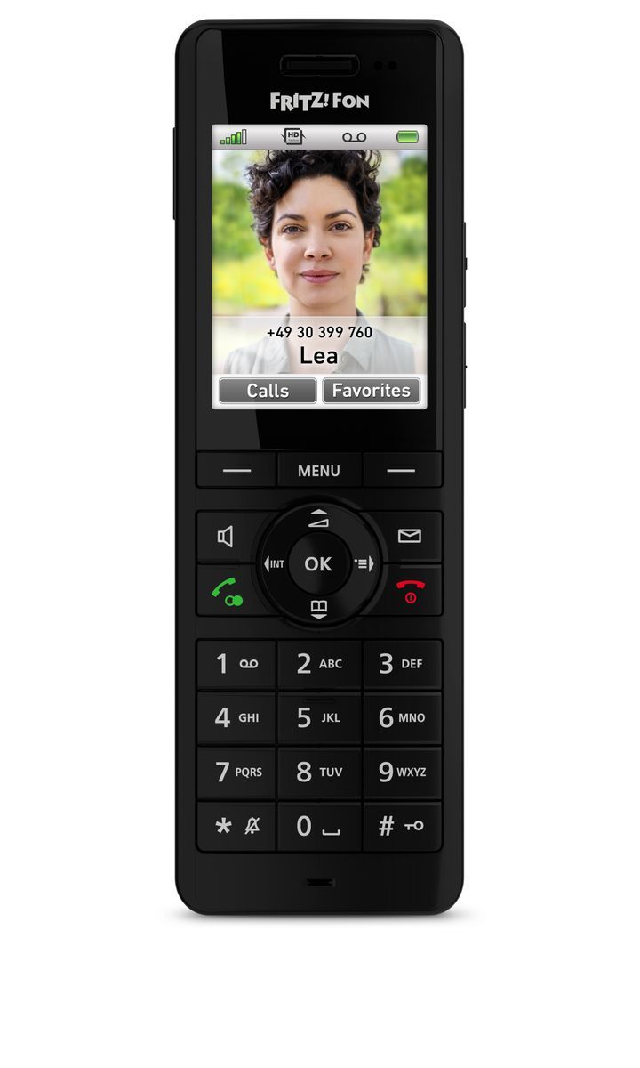 FRITZ!Fon X6 INT Telefono DECT Identificatore di chiamata Nero [20003009]